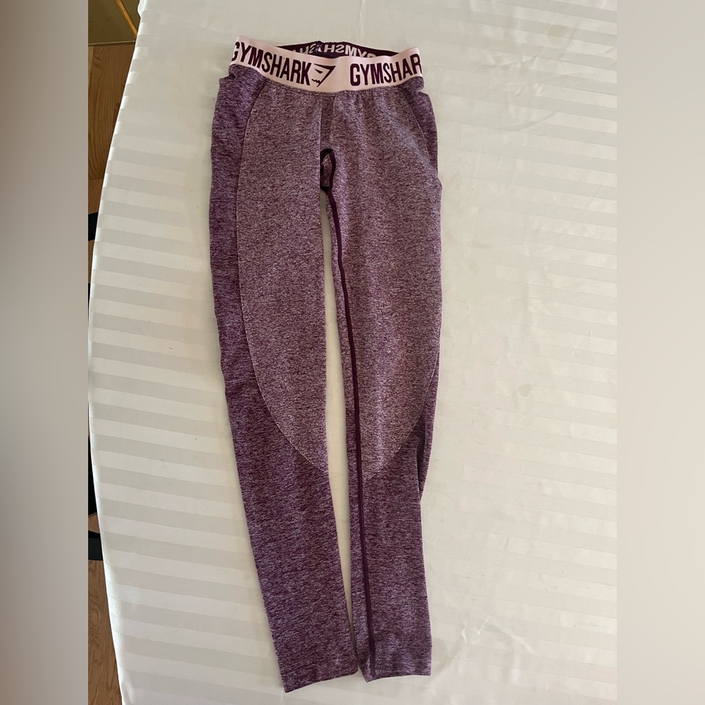 Gymshark Dry Moisture Management Leggings Womens XS PinkishPurple Compression